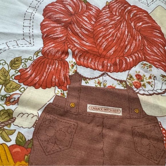 Vintage 1983 Melco Cabbage Patch Kids Fall Harvest DIY Sewing Pillow Panels - Picture 9 of 12